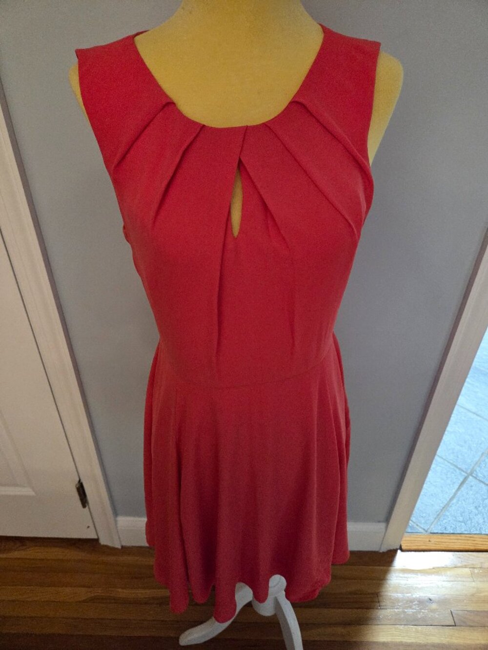 Express Keyhole Coral Pink Dress
